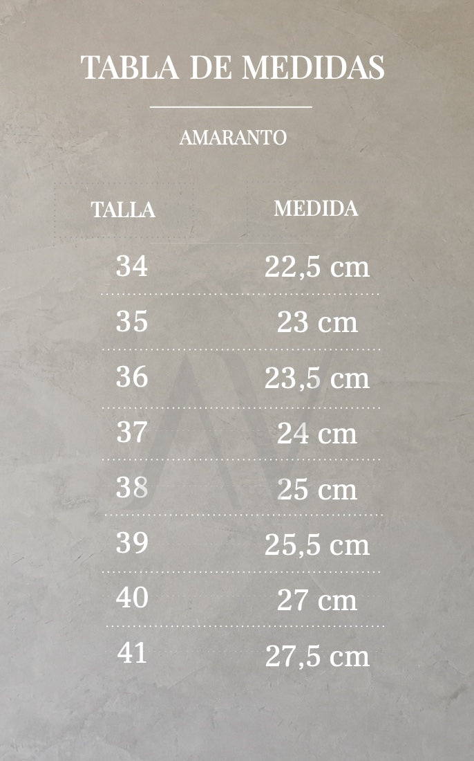 Guía de Tallas