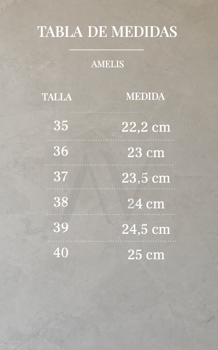 Guía de Tallas