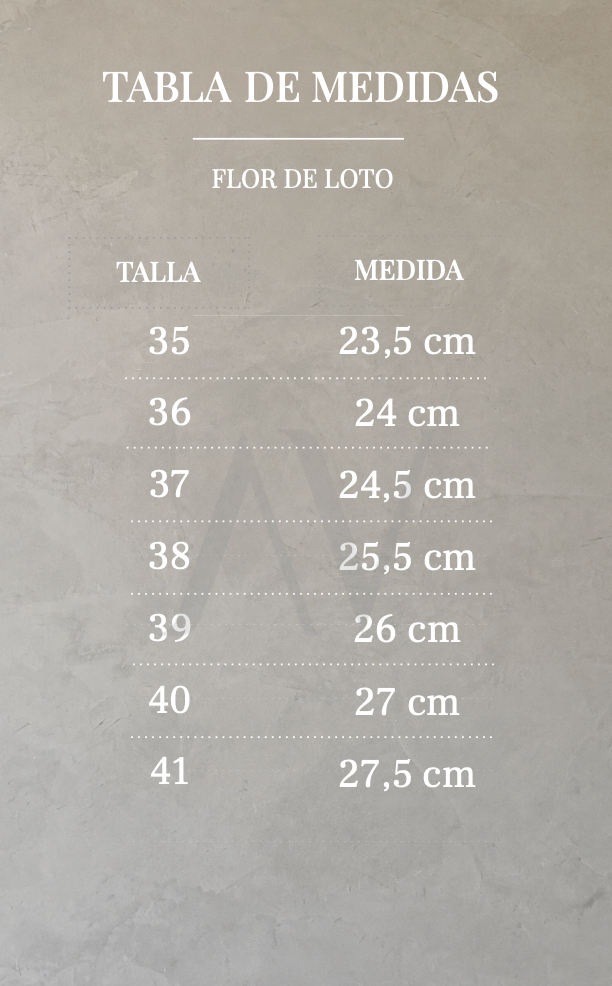 Guía de Tallas