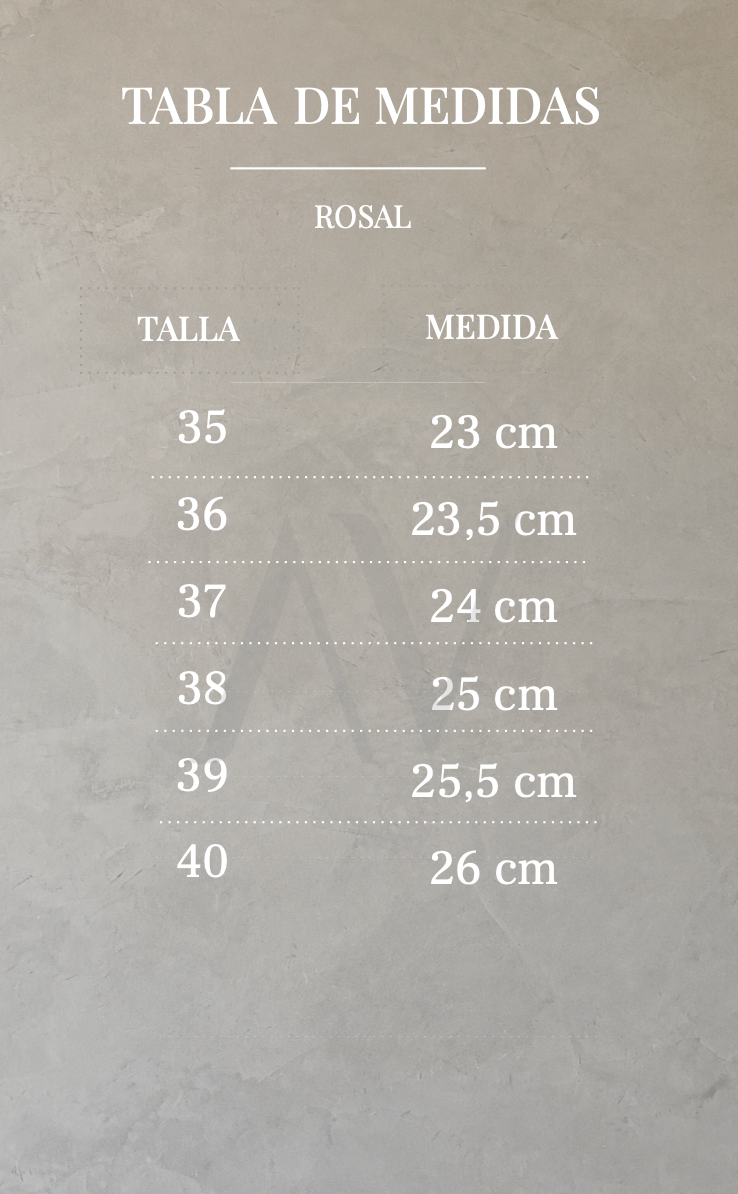 Guía de Tallas