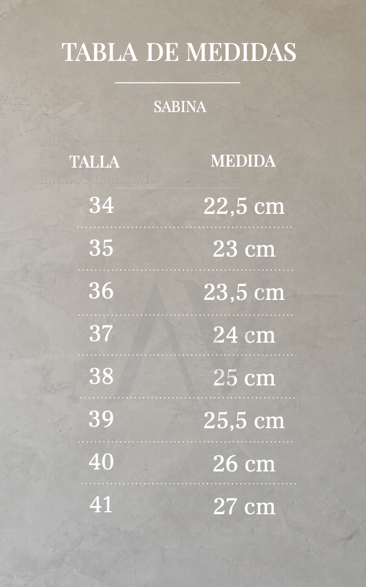 Guía de Tallas