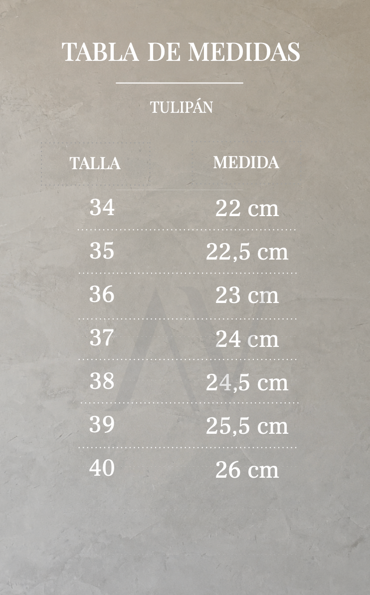 Guía de Tallas